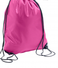 Ryggsäck och gympapåse - pink